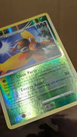 Pokemon TCG Mothim Arceus 2009 Card #6/99 - Reverse Holo - HP - Image 3
