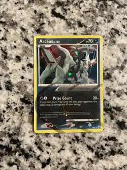 Arceus Dark Type Rare Holo Pokemon Card 2009 - AR1 - Image 1