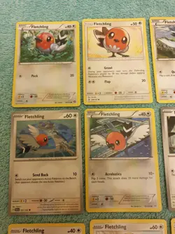 FLETCHLING & FLETCHINDER BUNDLE OF POKEMON CARDS - Image 2