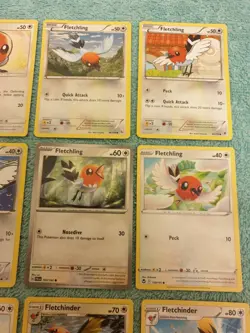 FLETCHLING & FLETCHINDER BUNDLE OF POKEMON CARDS - Image 3