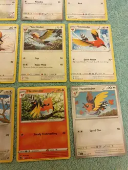 FLETCHLING & FLETCHINDER BUNDLE OF POKEMON CARDS - Image 5
