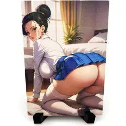 Dragon Ball Z Chi-Chi Sexy Anime Waifu Girl Lewd Doujin Goddess Story Art Card - Image 3