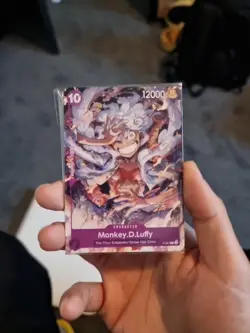 ONE PIECE CARD GAME MONKEY D LUFFY GEAR 5 P-041 LIMITED PROMO ARD NM Fast Ship - Image 1