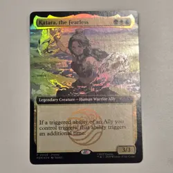 Magic The Gathering X Avatar Katara The Fearless Promo Card SDCC 2025 IN HAND - Image 1