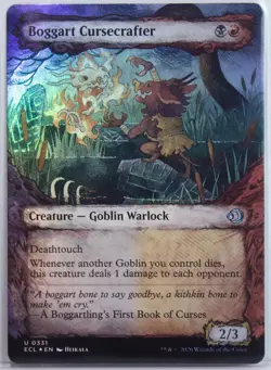 Boggart Cursecrafter [New, Near Mint] Showcase *Foil* {Lorwyn Eclipsed} - Image 1