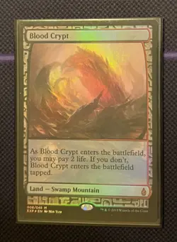 Foil Blood Crypt NM+ Zendikar Expeditions - Image 1