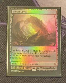 Foil Blood Crypt NM+ Zendikar Expeditions - Image 2