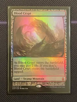 Foil Blood Crypt NM+ Zendikar Expeditions - Image 3