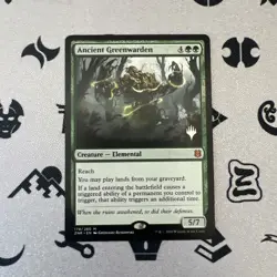 MTG Ancient Greenwarden (178/168) Zendikar Rising Promos NM - Stamped - Image 2