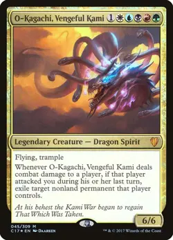 MTG Foil - O-Kagachi, Vengeful Kami - 45 / NM / English - Image 1