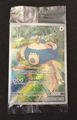 Pokemon Snorlax 051 Sv: Scarlet & Violet Promo Cards Holo 151 (Sealed) - Image 1