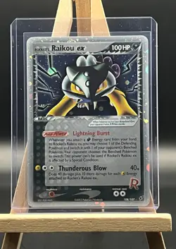 Rocket's Raikou ex 108/107 Pokemon Ex Deoxys -Secret Rare Holo-NM - Image 1