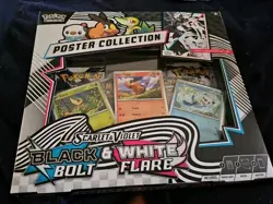 Pokemon TCG Scarlet & Violet Poster Collection Box ~SEALED~BRAND NEW Black Bolt - Image 1