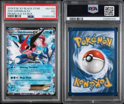 2016 POKEMON XY BLACK STAR PROMO ASH-GRENINJA EX BOX ASH-GRENINJA EX PSA 3 - Image 3
