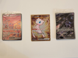 Pokemon 151 UPC Promo Set, Box Fresh: Metal Mew 205, Sealed Mew 053 & Mewtwo 052 - Image 1