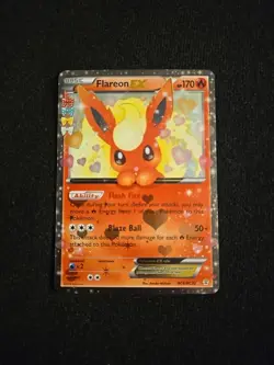 Pokemon TCG Flareon EX RC6/RC32 Generations Holo EX/NM - Image 1