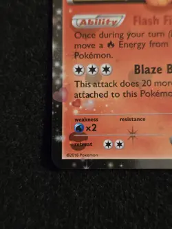 Pokemon TCG Flareon EX RC6/RC32 Generations Holo EX/NM - Image 3