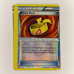 MISCUT MUSCLE BAND 121/146 REVERSE HOLO XY BASE SET LP POKEMON - Image 1
