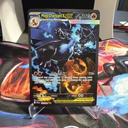 Pokemon Mega Charizard X EX 125/094 SIR English Phantasmal Flames NM Pack Fresh - Image 1