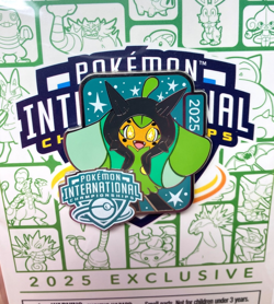 NEW 2025 NAIC Pokemon Center Exclusive Championship OGERPON Pin - Image 1