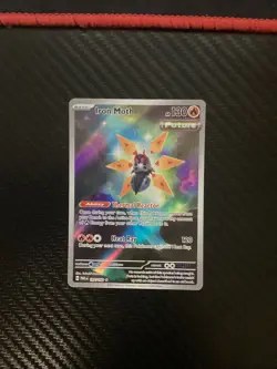 Pokemon TCG Iron Moth 187/182 Illustration Rare Scarlet & Violet Paradox Rift NM - Image 1