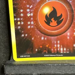 Pokemon Fire Energy EX Emerald Reverse Holo Rare 102/106 2005 Monster SWIRL MP - Image 5