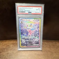 Pokemon Espeon ex 211/187 SV8a Special Art Rare Holo Japanese PSA 10 - Image 1