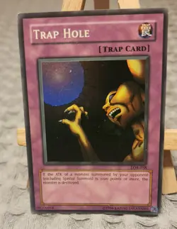 2002 Trap Hole 👽 LOB-058 Legend of Blue-Eyes White Dragon 🕳 Unl | Yugioh Super - Image 1