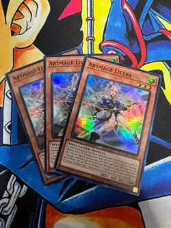Artmage Litera 3x - DUAD-EN011 - 1st Edition - Super Rare - NM - Yugioh - Image 1