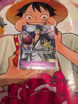 One Piece TCG Zoro-Juurou Nationals Championship Event Pack 2025-26 NM STAMPED - Image 1