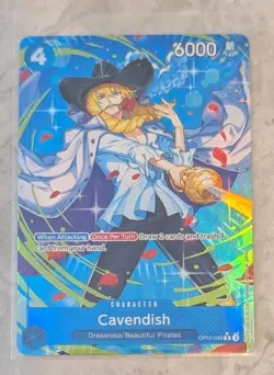 Cavendish (Parallel) Alt Art Blue OP10-045 One Piece TCG Royal 🩸 - Image 1