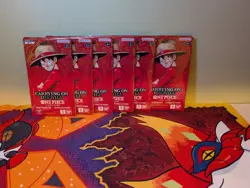One Piece TCG Carrying On His Will Sleeved Booster Packs Lot Of 6 - Image 1