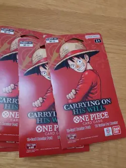 One Piece OP-13 CARRYING ON HIS WILL Sleeved Booster Packs Lot Of 5 NEW/SEALED - Image 3