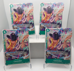 Cavendish Playset - EB01-012 x4 - Learn Together Reprint - One Piece TCG - Image 1