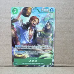 One Piece CCG Shanks OP14-027 Alt Art R The Azure Sea's Seven English - Image 1
