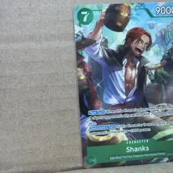 One Piece CCG Shanks OP14-027 Alt Art R The Azure Sea's Seven English - Image 2