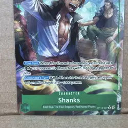 One Piece CCG Shanks OP14-027 Alt Art R The Azure Sea's Seven English - Image 5