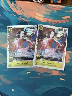 x2 English One Piece CCG Boa Hancock SR OP14-112 The Azure Sea's Seven - Image 1