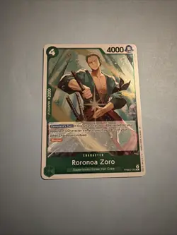 One Piece Card Game TCG Roronoa Zoro Rare PRB02-006 Rare M/NM Condition - Image 2