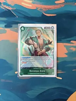 One Piece Card Game TCG Roronoa Zoro Rare PRB02-006 Rare M/NM Condition - Image 1