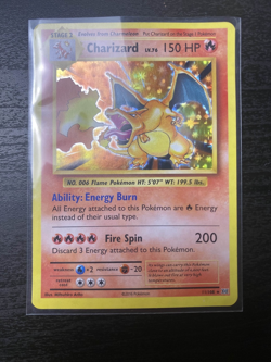 Pokemon TCG Charizard Evolutions Holo Rare Card 2016 11/108 - Image 1