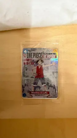 One Piece Limited Edition US VOYAGE Rutgers Basketball Card SEALED, MINT - Image 1