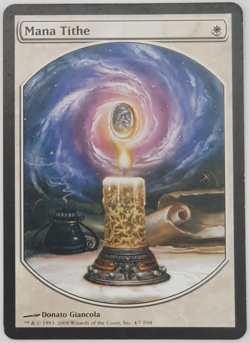 Magic The Gathering - Mana Tithe Card - Player Rewards Promo - Image 1