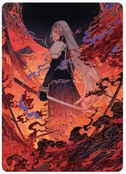 Nibelheim Aflame (Art Series) #35/53 - Final Fantasy MTG - MAGIC Card - Image 1