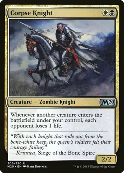 MTG Core Set 2020 M20 Corpse Knight Magic the Gathering Card NM/M PACK FRESH - Image 1