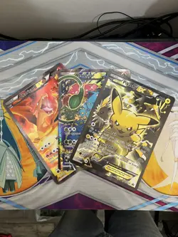 Jumbo Pikachu XY124, Venusaur XY123, Charizard XY131, Oversized Pokemon Cards - Image 1