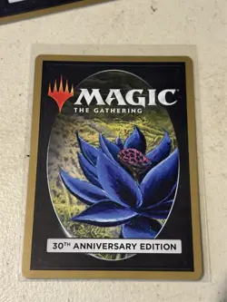mtg Stream of Life, 30th Anniversary edition black lotus card back, unplayed - Image 2