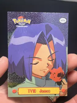 Topps Pokemon Series 1 TV10 James Puzzle Card Holo Foil textured sandpaper - Image 1