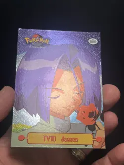 Topps Pokemon Series 1 TV10 James Puzzle Card Holo Foil textured sandpaper - Image 2