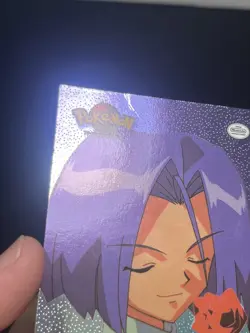 Topps Pokemon Series 1 TV10 James Puzzle Card Holo Foil textured sandpaper - Image 3